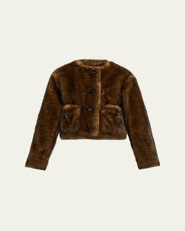 Teddy Cropped Jacket